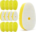 12 Pack Dish Wand Refill Heads Compatible with Scrub Daddy, Triple-Layer Temperature-Sensitive Sponge Refills, Strong Hook & Loop, Non-Scratch Replacement Heads for Dish Daddy Handle