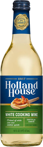 Holland House White Cooking Wine, Ideal for Cooking, Roasting and Marinating, 16 FL OZ