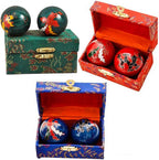 Happy Sales HSHB-DRPX, One Chinese Health Balls Baoding Iron Ball, Dragon & Phoenix, Order Comes with One Random Color Pick