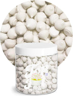 Pastry Chef's Boutique Elegant Mini Meringue Ice Cream and Cake Topping Decorating Collection (Meringue White)