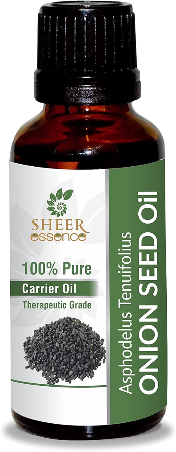 Onion Seed Oil -(Asphodelus Tenuifolius)- Carrier Oil 100% Pure Natural Undiluted Uncut Therapeutic Grade Oil 0.16 Fl.OZ