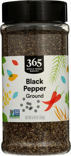 365 by Whole Foods Market, Medium Grind Black Pepper, 6.49 Ounce