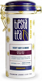 Tiesta Tea - Sexy Hot Christmas Tea, Mother's Day Loose Leaf, Cocoa Chili Black, Premium High Caffeinated Blend, Spicy Black, Make Hot or Iced, Brews Up to 50 Cups, 4.5 Ounce Refillable Tin
