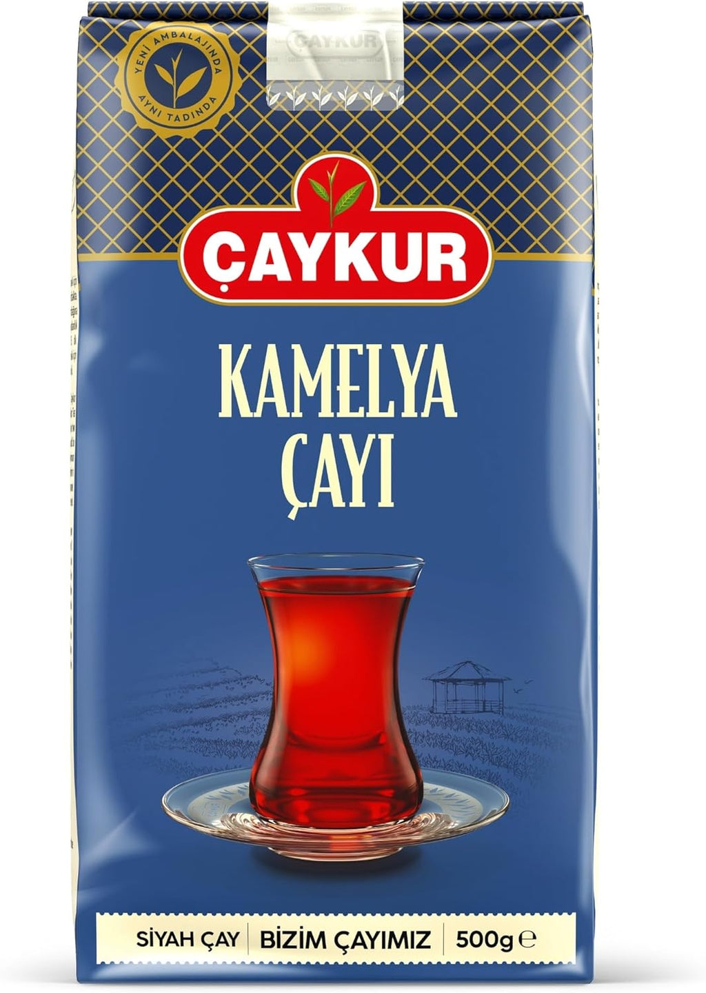 ÇAYKUR Kamelya Black Tea, Smooth & Light Flavor, Loose Leaf, Soft & Balanced Taste, Ideal for Daily Tea Drinking 500gr / 17.6 Oz