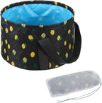 Molain Foldable Bucket for Soaking Feet, Portable Foot Bath Tub Spa Basin Black Footbath Bucket for Travel Home Pedicure Outdoor Camping