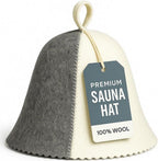 Premium Sauna Hat – 100% Natural Wool, Handmade Sauna Headwear for Men and Women – Eco-Friendly, Breathable