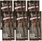 Primal Spirit Vegan Jerky – “Classic Flavor” – Thai Peanut, 10 g. Plant Based Protein, Certified Non-GMO, No Preservatives, Sports Friendly Packaging (12 Pack, 1 oz)