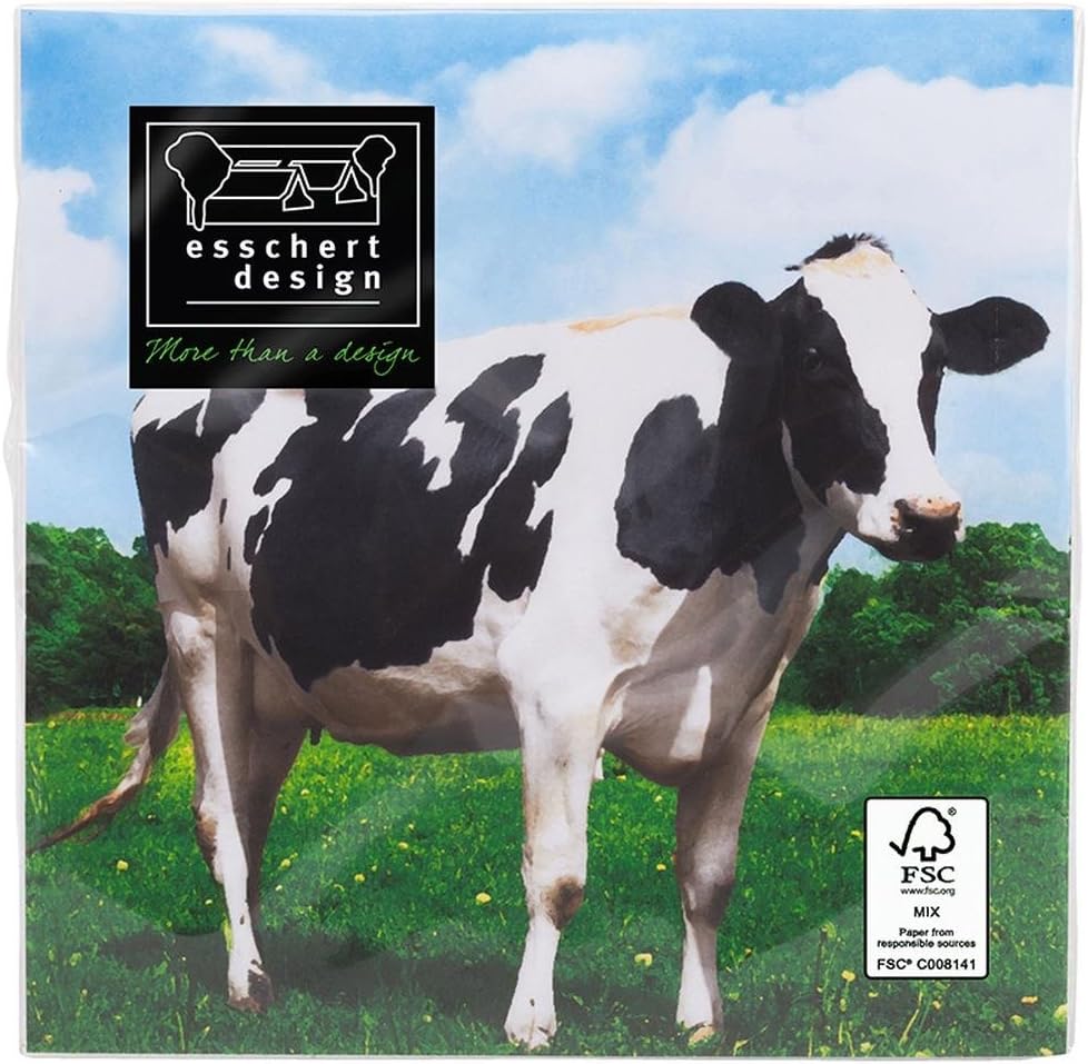 Esschert Design TP182 Cow Napkins