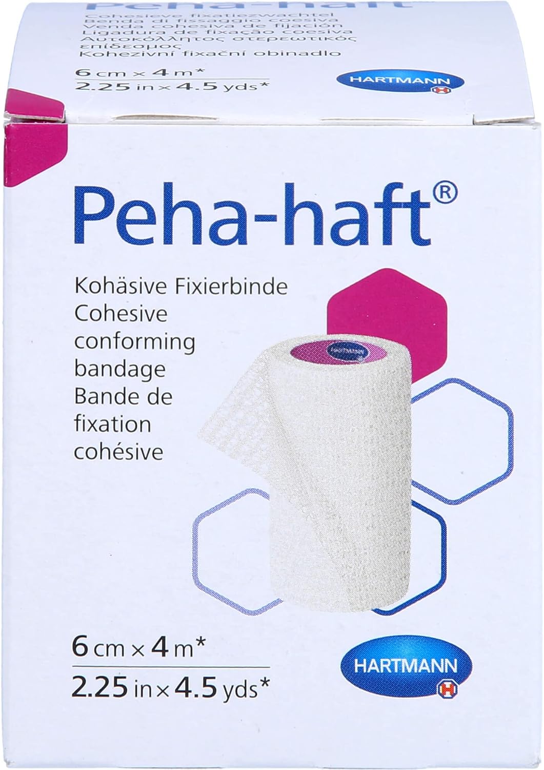 Hartmann 932442 Peha-Haft Lf Cohesive Conforming Gauze Bandage, Shape, ()