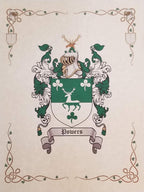 Mr Sweets Fitzpatrick Coat of Arms, Family Crest 8.5x11 Print - Surname Origin: Irish Ireland