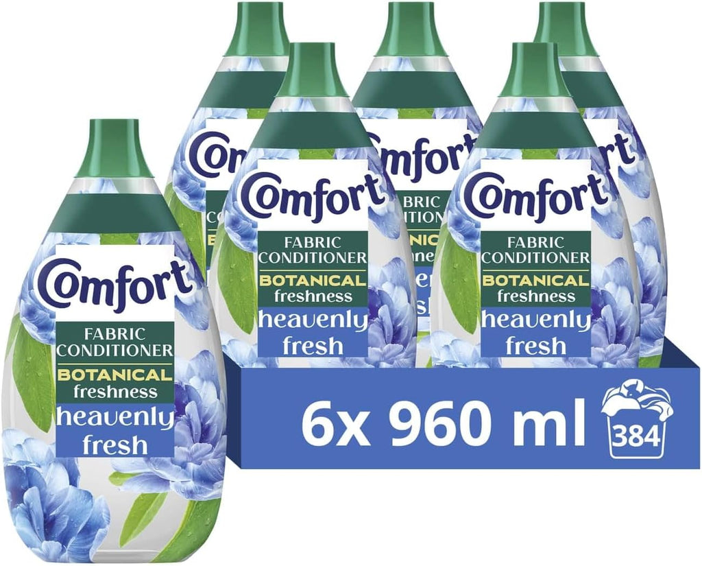 Comfort Botanical Fabric Conditioner Elixir Heavenly Fresh 960ml - Pack of 6