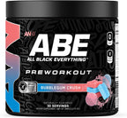 All Black Everything Pre-Workout Powder | Preworkout Energy Drink Mix | 350mg Caffeine | Beta Alanine & Citrulline | Energy Supplement for Men & Women | Bubblegum Crush | 30 Servings
