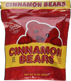 Sweet Candy Company Red Cinnamon Gummy Bears - Hot and Spicy Cinnamon Gummy Candy, Gluten Free Gummies for Kids and Adults, Kosher, Made in the USA - 16 oz Resealable Bags (Pack of 2)