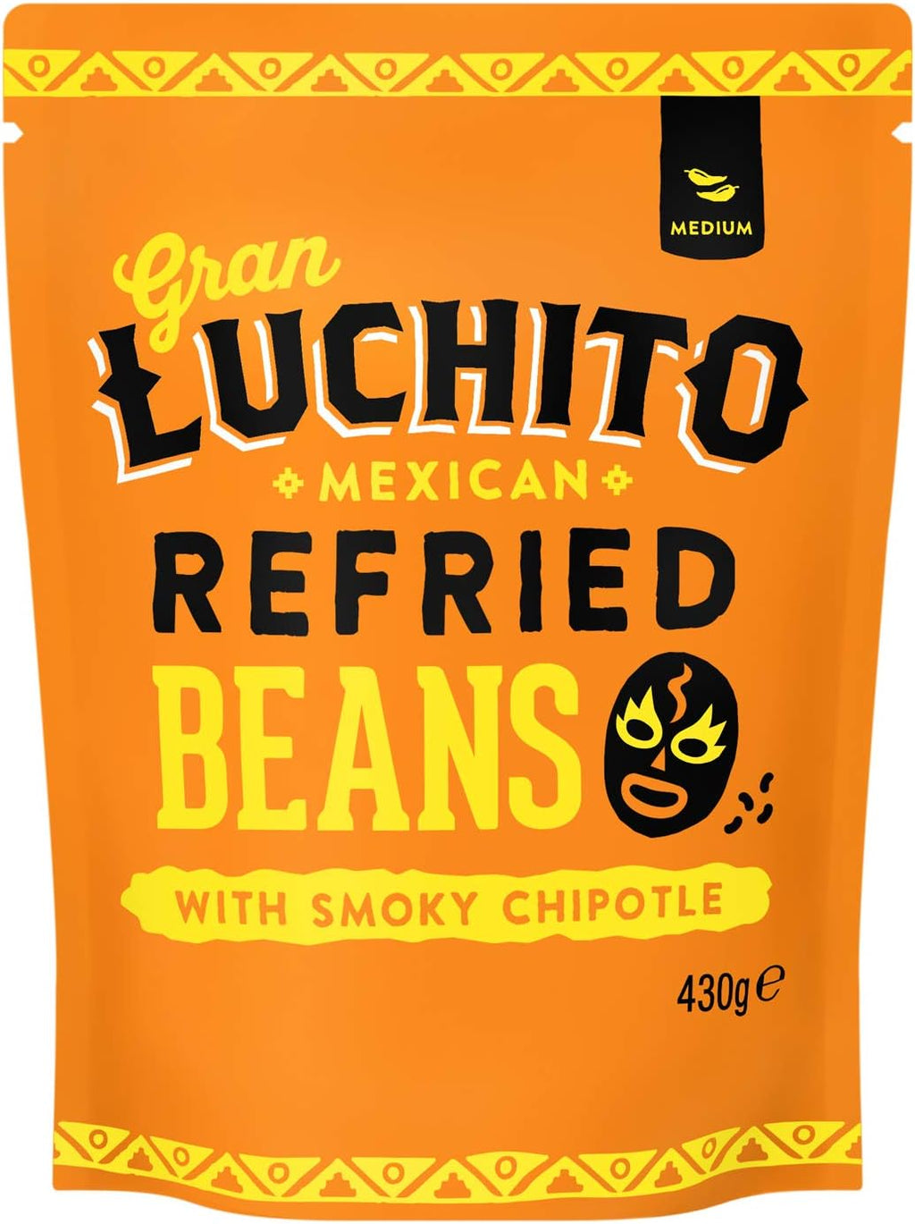 Gran Luchito Chipotle Refried Beans (Pack of 1)