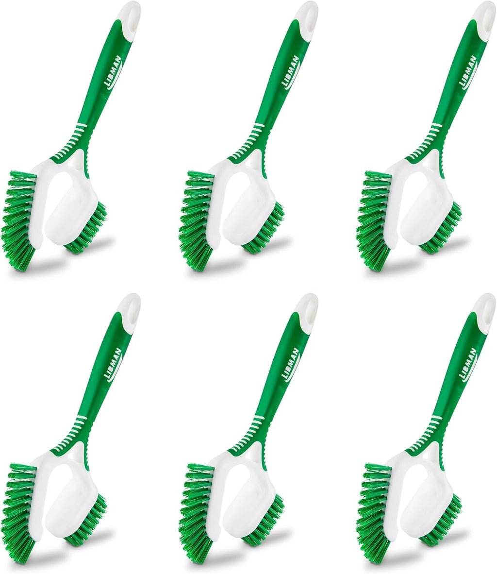 Libman Dual-Sided Tile & Grout Brush | Case of 6