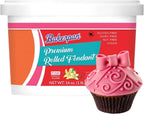 Bakerpan Premium Rolled Pink Fondant for Cake Decorating - 1 Pound, Vanilla Flavor