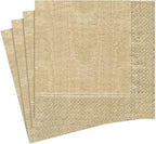 Entertaining with Caspari Luncheon Napkin, Moire Gold, 20-Pack