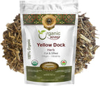Organic Way Yellow Dock Herb Cut and Sifted - Herbal Tea | European Wild-Harvest | Organic & Kosher Certified | Non GMO & Gluten Free | USDA Certified | Origin - Albania 2 Oz (Pack of 1)