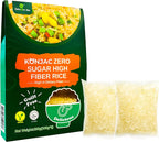 Sunnyside Konnyaku Rice 2 Packs Vegan, Gluten Free, Keto Friendly, Paleo, Kosher, Low Carbs 0 Fat, Low Calorie High Fiber 100g*2