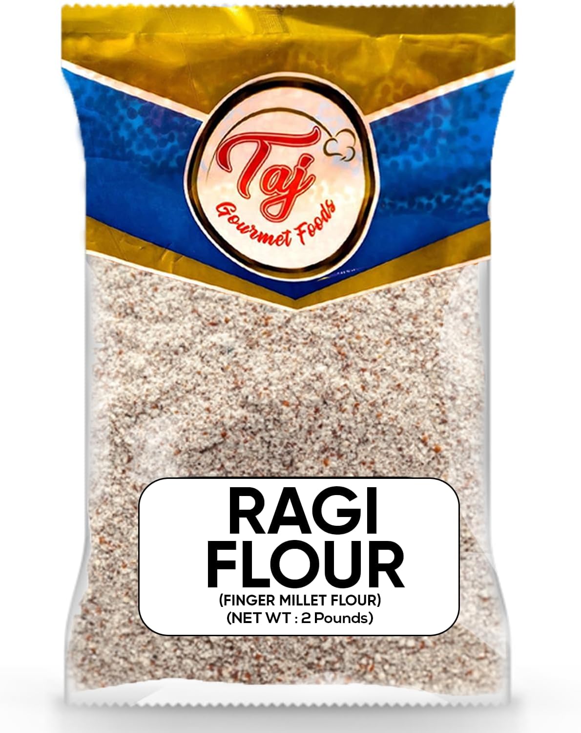 TAJ Ragi Flour, Finger Millet Flour, 2 Pounds
