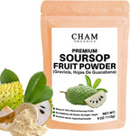 Soursop Fruit Powder | 100% Pure Graviola Pulp | Sweet, Tropical Flavor | Smoothies, Drinks & Recipes | 4oz Resealable Pouch
