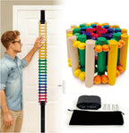 Finger Ladder for Shoulder Rehab – Rainbow Hand and Shoulder Therapy Equipment, Over Door Finger Exerciser for Physical Therapy, Compatible with Shoulder Pulley Systems (Colorful)