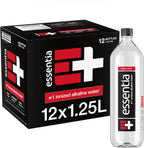 Essentia Water LLC , 99.9% Pure, Infused with Electrolytes for a Smooth Taste, pH 9.5 or Higher; Ionized Alkaline Water, Black, 42.3 Fl Oz (Pack of 12)