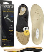 Vasyli Dananberg 1st Ray Orthotic Insole, Full-Length Shoe Insert for Men & Women, Removable Forefoot Plugs, Heat Moldable, Tri-Planar Motion Control, Large Size