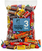 Chocolate Candy Variety Pack 3 lbs - Bulk Candy Assortment Individually Wrapped for Easter, Party Favors, Goodie Bags & Pinata Stuffers