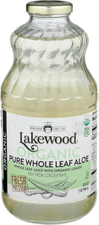 Lakewood, Organic Aloe Vera Leaf Juice, 32 Fl Oz (Pack of 1)