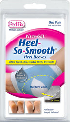 Pedifix Visco-Gel Heel-So-Smooth Sleeves, Blue, One Size