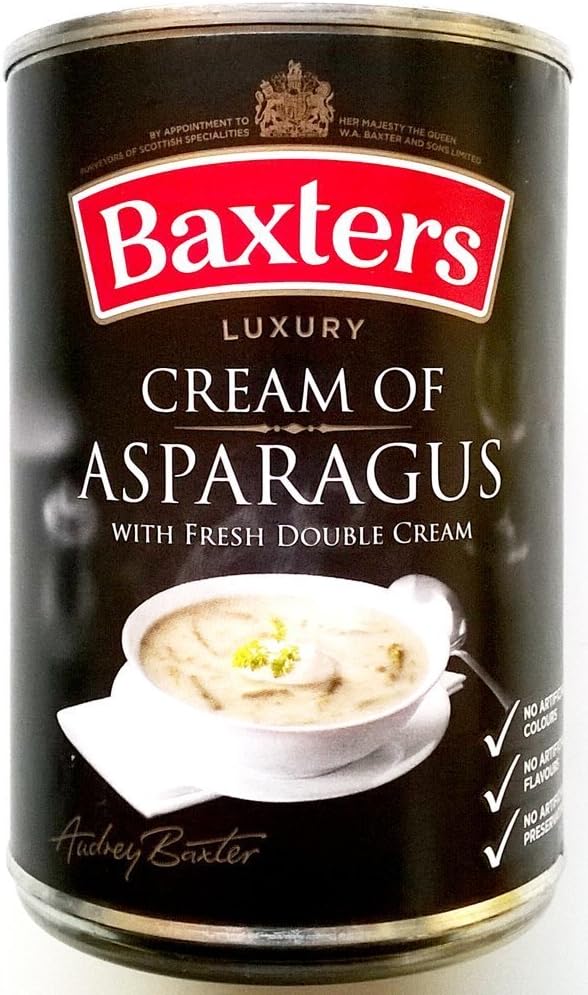 Baxters Luxury Cream of Asparagus Soup (400g) - Pack of 6