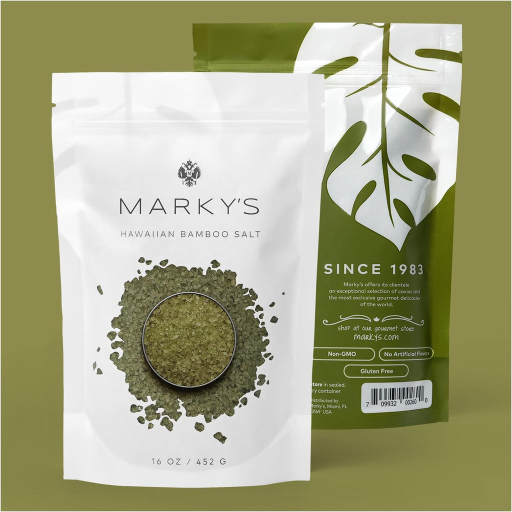 MARKY'S Hawaiian Bamboo Sea Salt Medium Coarse - 1 lb / 452 g