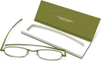 IF Compact Lenses Readers Slim Flat-Folding Unisex Reading Glasses - Olive