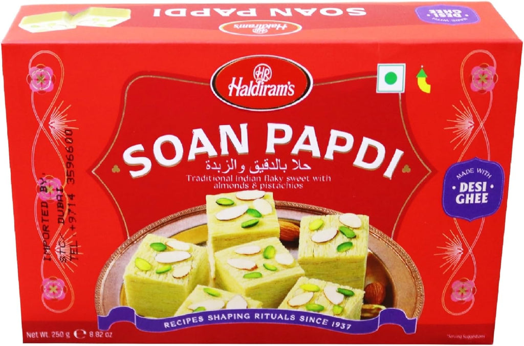 Haldirams - Soan Papdi 250Gms, Sweet, 8.75 Ounce