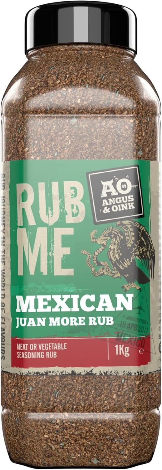 Angus & Oink Rub Me BBQ Seasoning- Mexican (POD) - 1.1 Kg