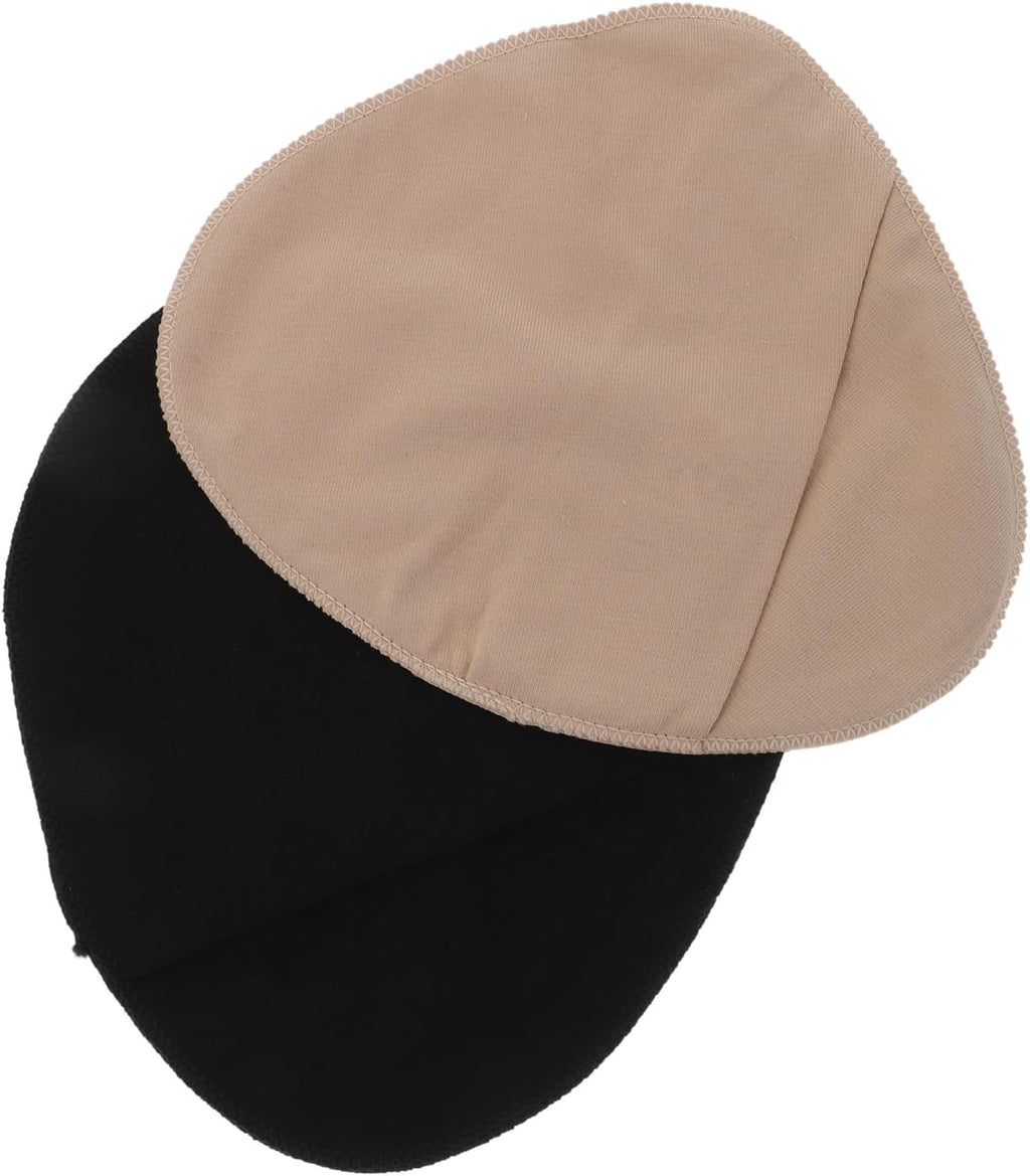 2Pcs Triangular Prosthetic Breast Cotton Bra Inserts Breathable Chest Cover Women Bra Sponge Inserts Sleeve Breast Prosthesis Bras Pads Cover Lightweight Chest Covers for Women Daily Wear