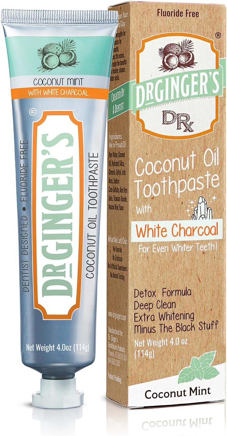 Dr. Ginger's Coconut Oil Charcoal Toothpaste