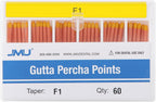 JMU Gutta Percha Points, #F1, 60pcs/Pack