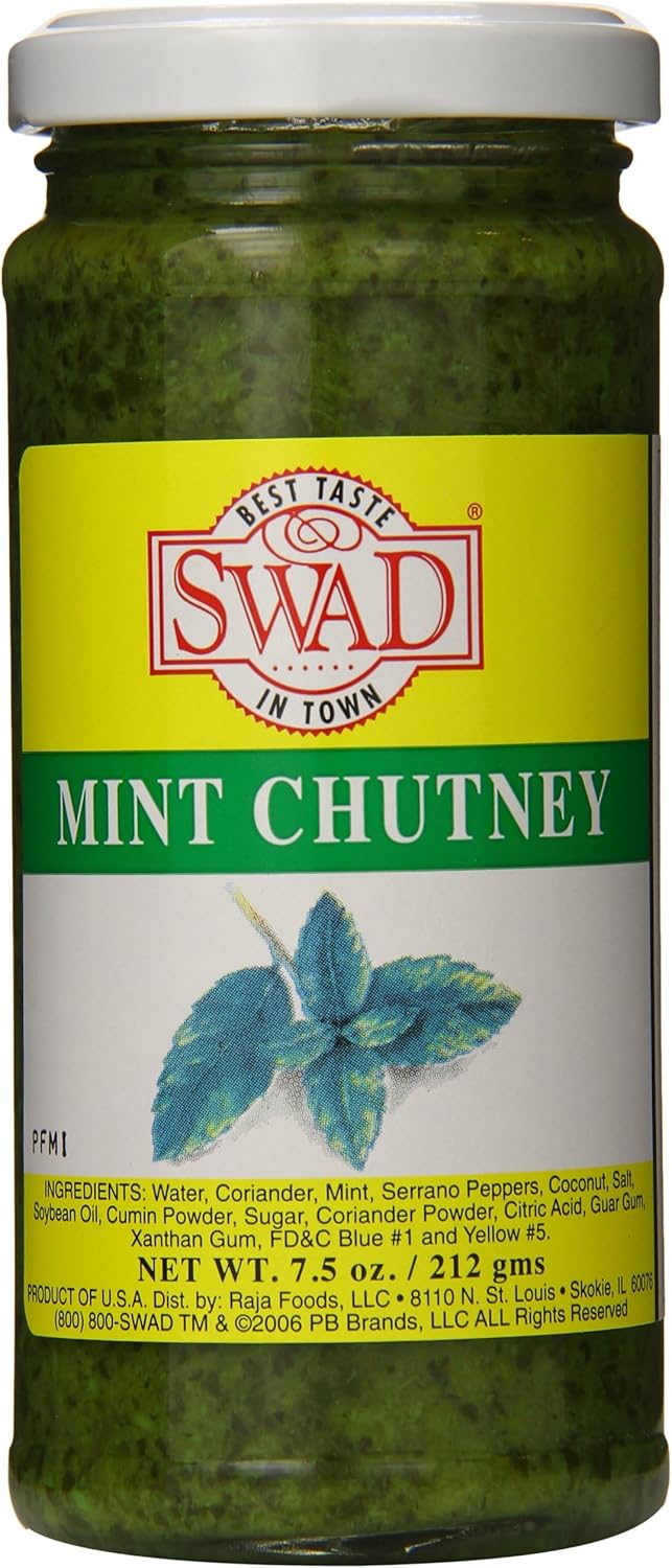 Swad Mint Chutney, 7.5 Ounce
