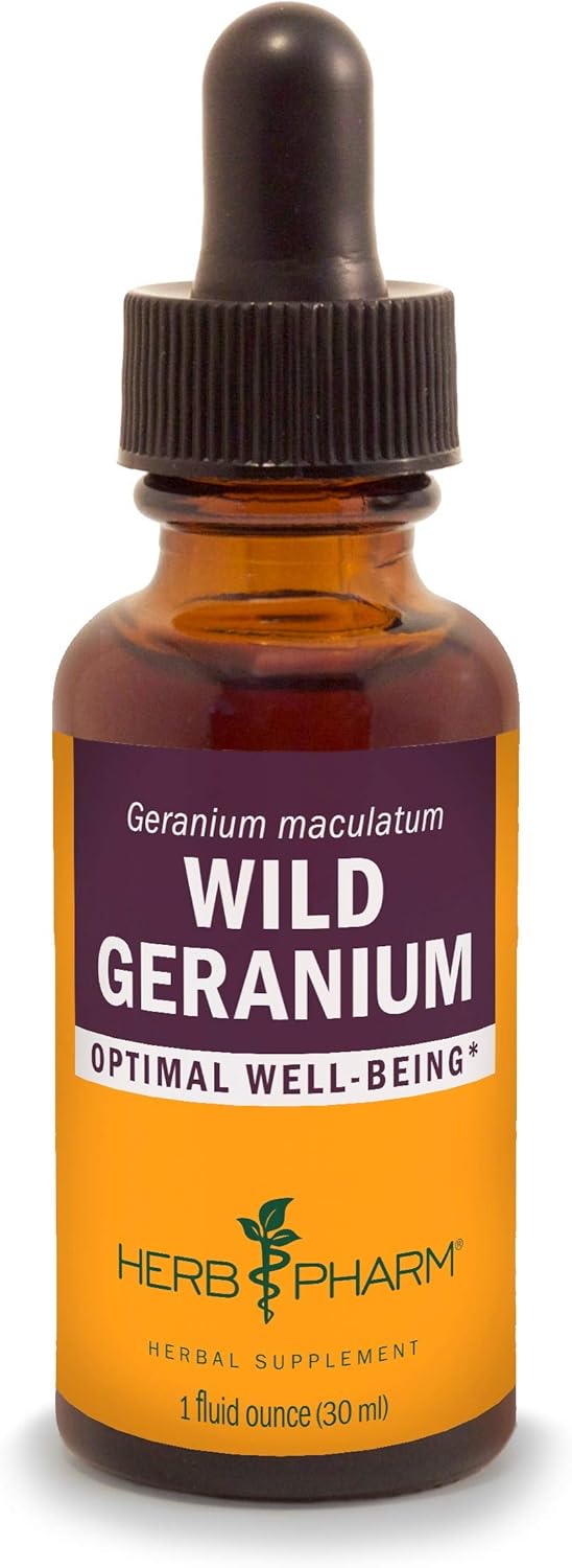 Herb Pharm Wild Geranium (Cranesbill) Liquid Extract - 1 Ounce