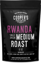 Rwanda Full Bodied Medium Roast Coffee Beans, Single Origin Whole Bean, 12 oz Bag
