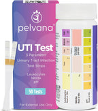 Pelvana Urinary Tract Infection Test Strips - 50 UTI Test Strips for Women, Accurate 3-Parameter Readings for Leukocytes, Nitrite, and pH - Advanced and Easy at-Home UTI Testing