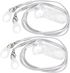Hearing Anti-Lost Lanyard Clip 2 Sets Protective Rope for Seniors and Children BTE Protector for Deaf-Aid Devices Sturdy and Secure Design