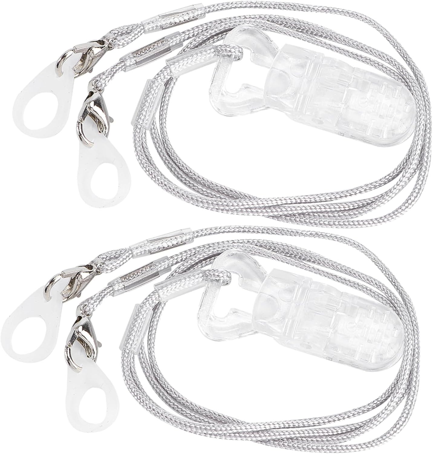 Hearing Anti-Lost Lanyard Clip 2 Sets Protective Rope for Seniors and Children BTE Protector for Deaf-Aid Devices Sturdy and Secure Design