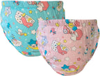 Can Be Reused Permanent Washable Adult Baby Potty Diaper Training Underwear ABDL Incontinence Waterproof Training Incontinence Booster Pads Pants 2 Packs (Pink & Blue, XL)