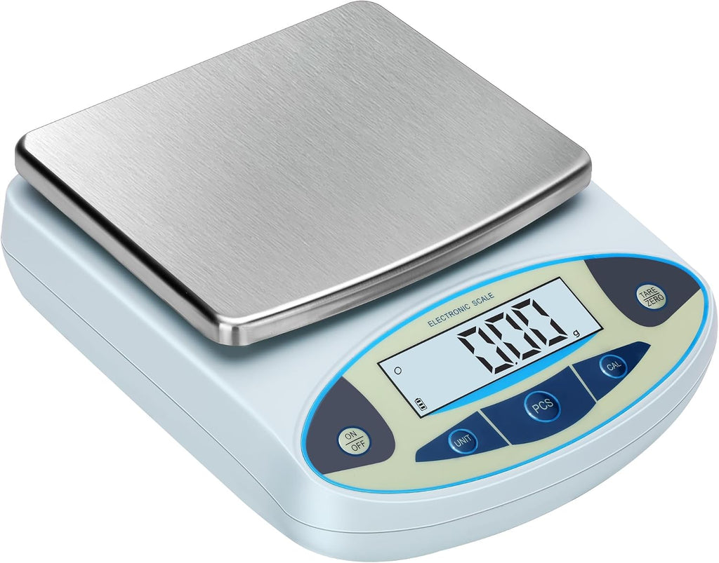Lab Scale 6000gx0.01g,Analytical Balance 0.01g High Precision Electronic Digital Balance Scale, Scientific Scale Gram Scale Digital Balance for Kitchen Lab Weighing Jewelry Scale