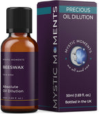 Mystic Moments | Beeswax Absolute Precious Oil Dilution 50ml 3% Jojoba Blend Perfect for Massage, Skincare, Beauty and Aromatherapy