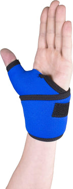 OTC Neoprene Wrist Thumb Support, Adjustable Compression Wrap Brace, Medium