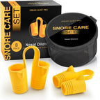 Nasal Dilators - Silicone Nose Clips for Better Sleep – Nasal Dilators for Sleeping and Breathing - Comfortable Snore Stopper – Less Snoring Nose Vents to Reduce Snoring - Yellow